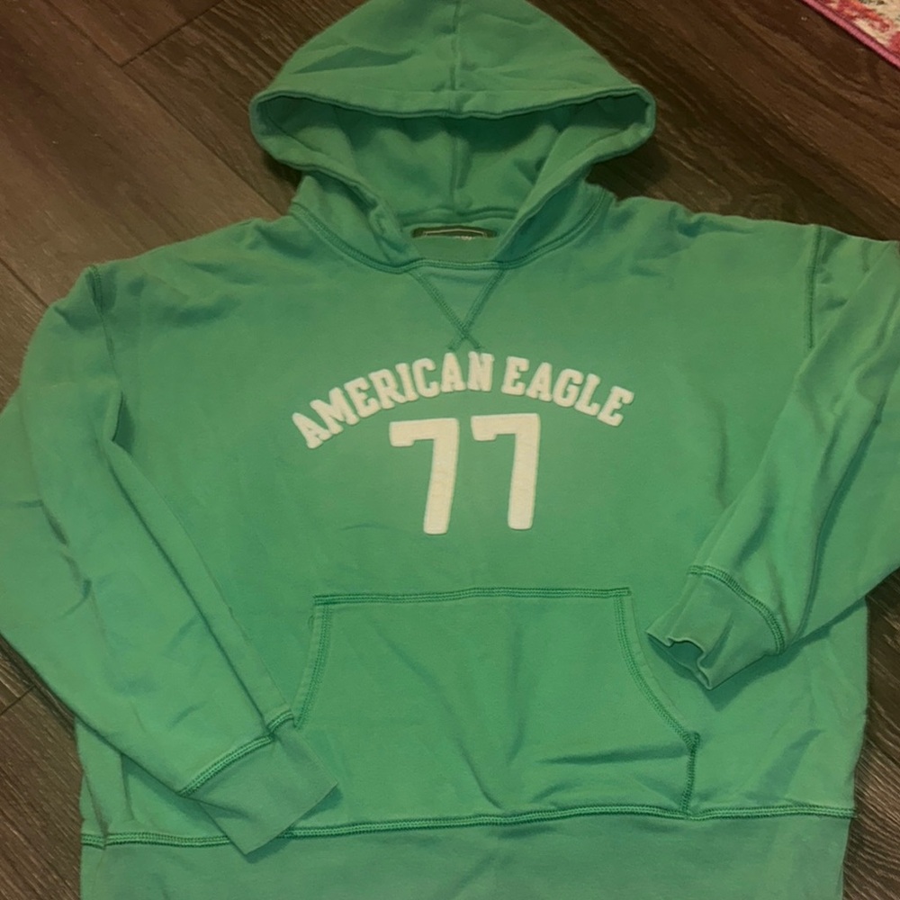 American Eagle Outfitters Green Hoodie